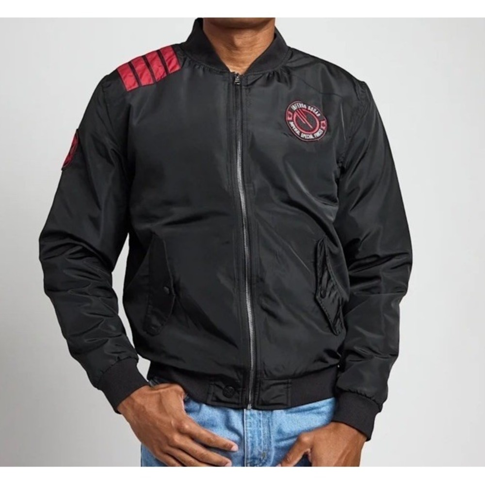 Star Wars Inferno Squad Men's Bomber Jacket (MSRP: $150) Size M